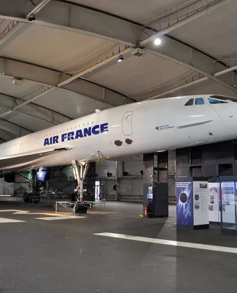 Concorde Air France F-BTSD dans son hall